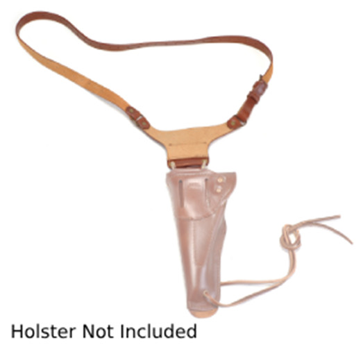 Brown Leather Universal Wire Hanger Shoulder Holster Adapter