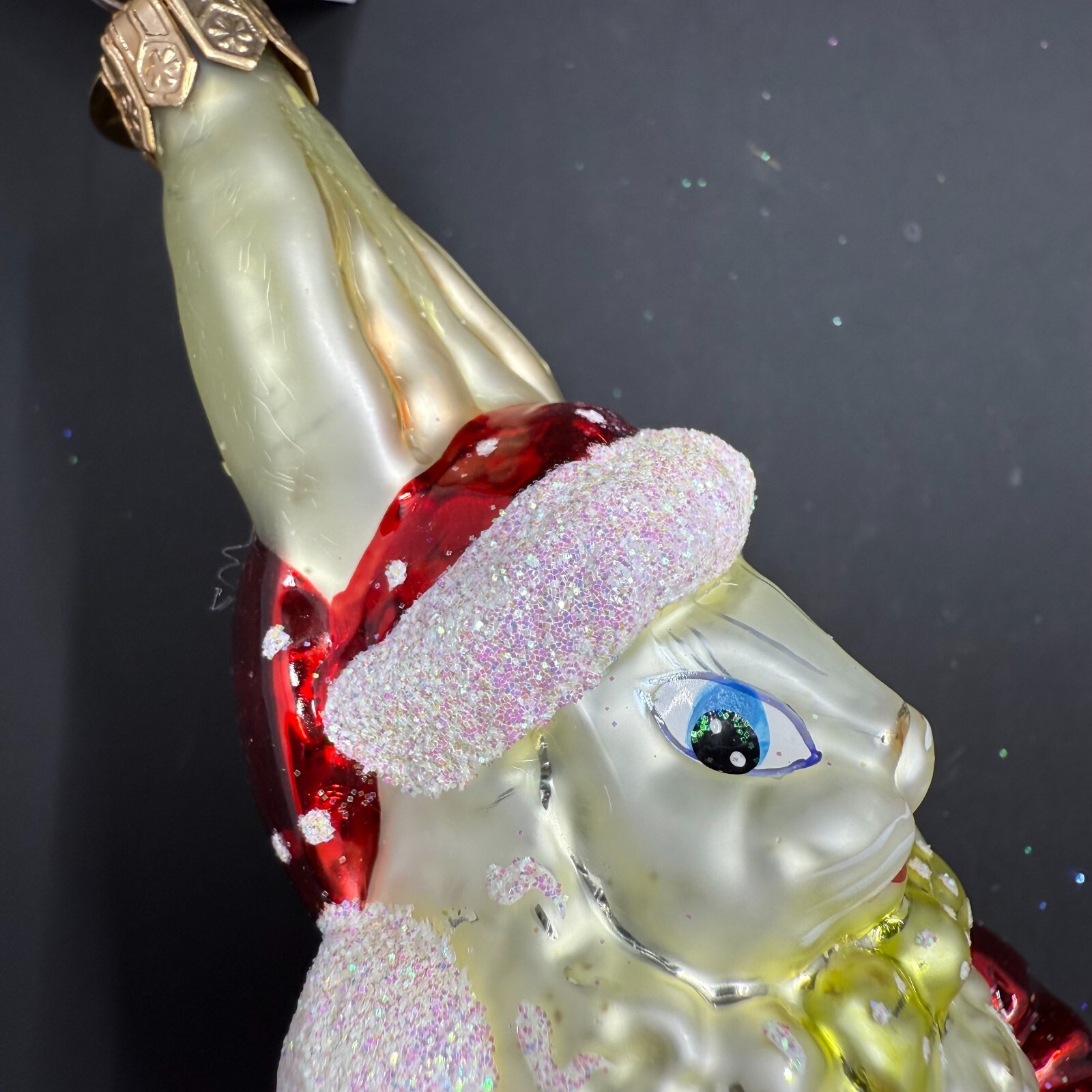 2000 Christopher Radko SANTA SUITS BILLY BUNNY Ornament 00-1264-0 Santa 6”