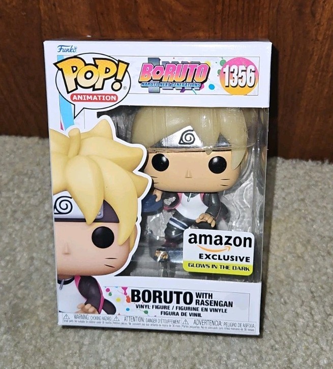 Funko Pop! Boruto with Rasengan Glow In the Dark Amazon Exclusive 1356 Protector