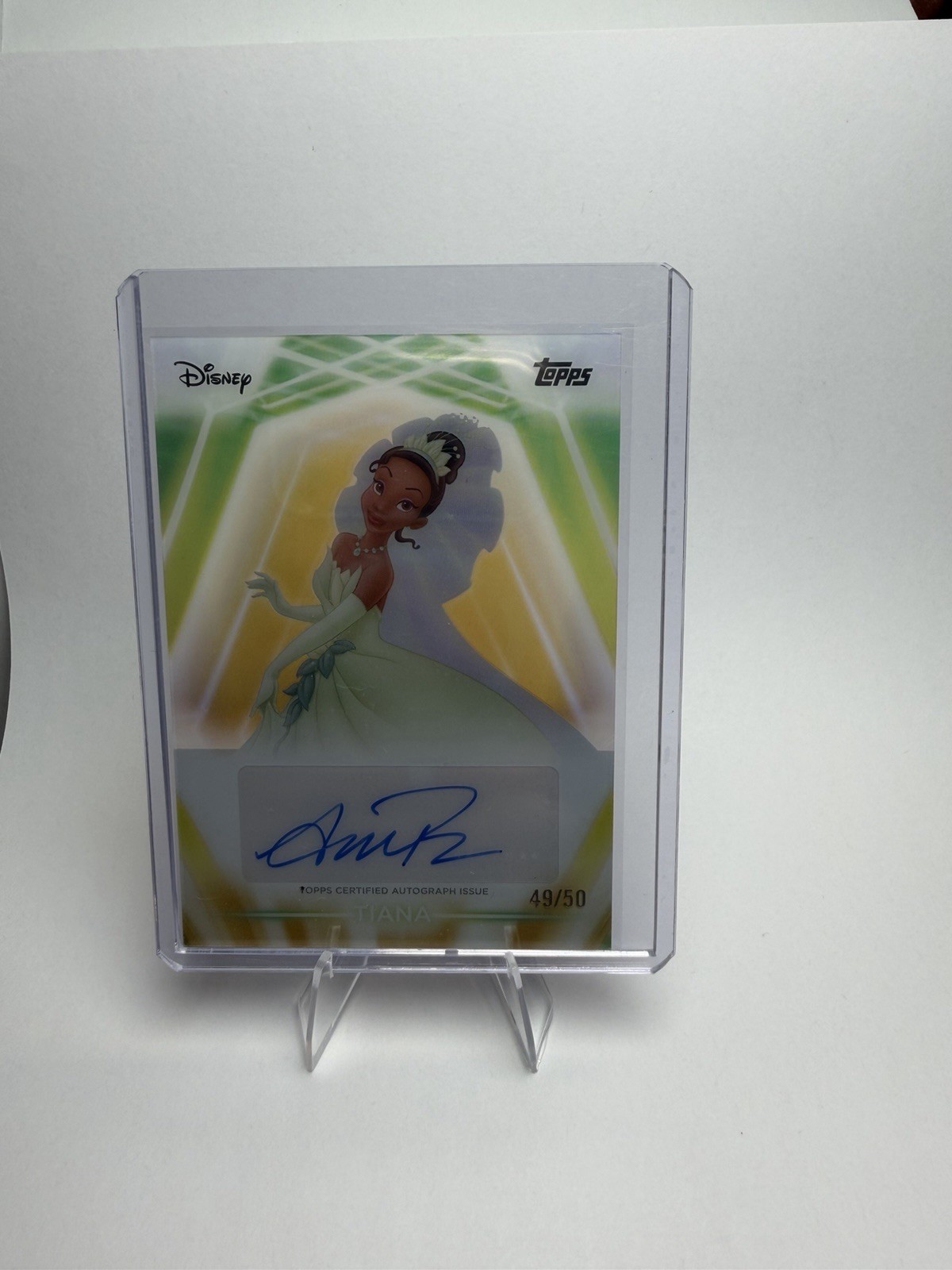 2026 Topps Disney Neon Princess Tiana, Anika Noni Rose Auto /50 #TNA-ANR