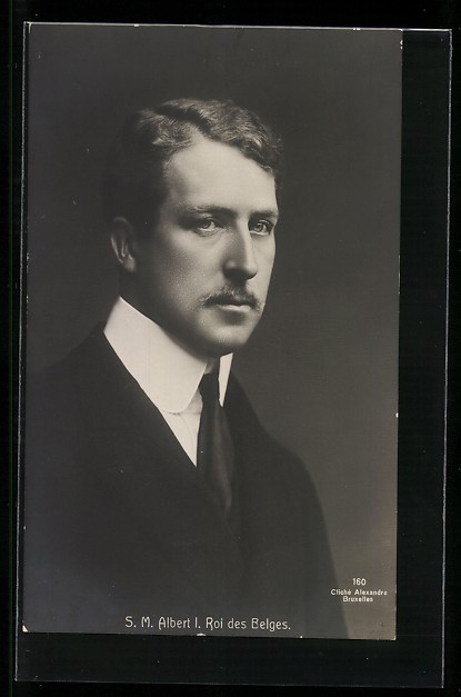 Royal House of Belgium, S. M. Albert I. Roi des Belges, Postcard