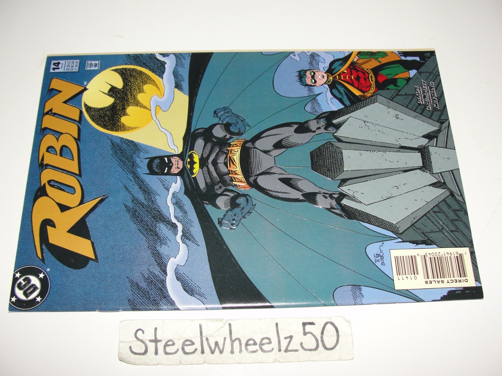 Robin #14 Comic DC 1995 Batman Troika Part 4 Embossed Cover KGBeast Tom Grummett