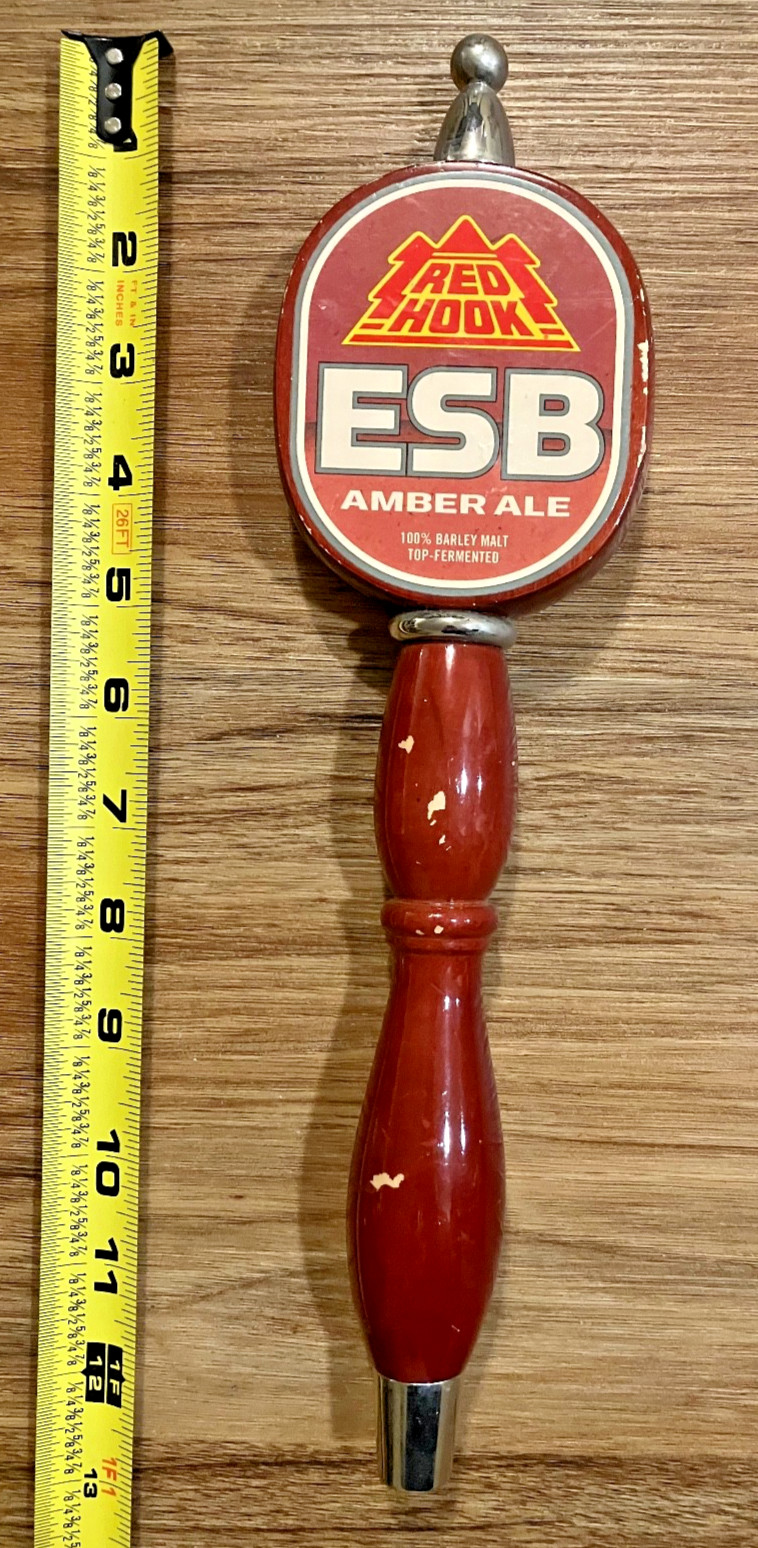 RedHook Beer Tap Handle Knob Topper Bar Top Keg Brewing Vintage ESB Amber Ale