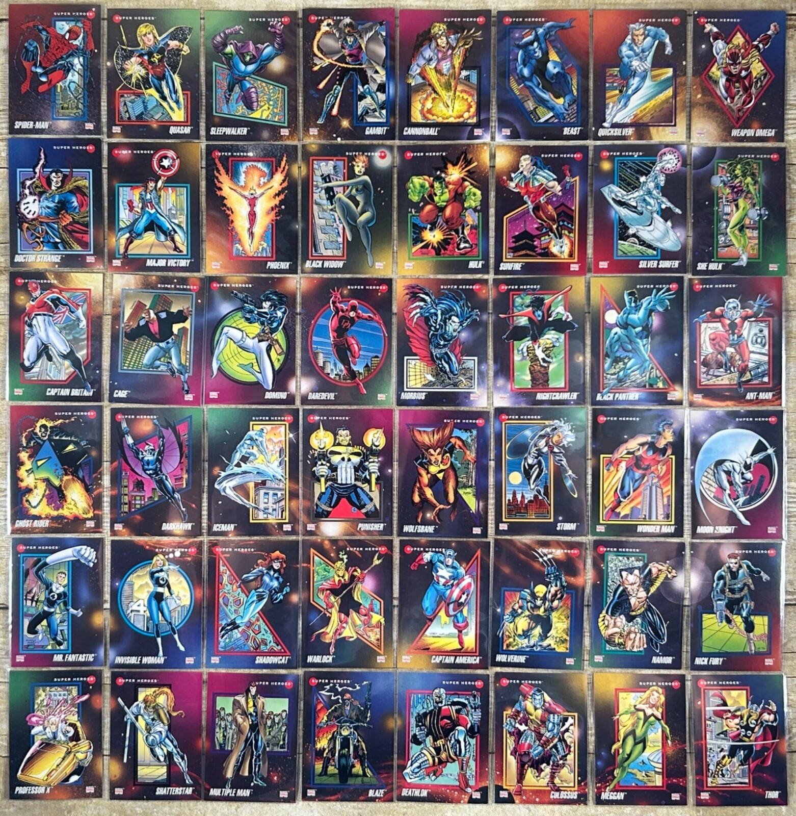 1992 Impel Marvel Universe Cards / Singles You Pick, Base Set & Insert Holograms
