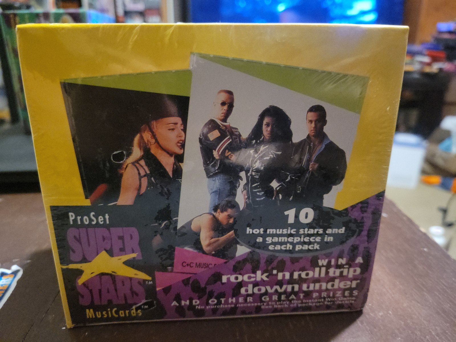 1991 Pro Set Super Stars MusiCards Music Cards MTV Sealed Box Series 2 Rap Rock