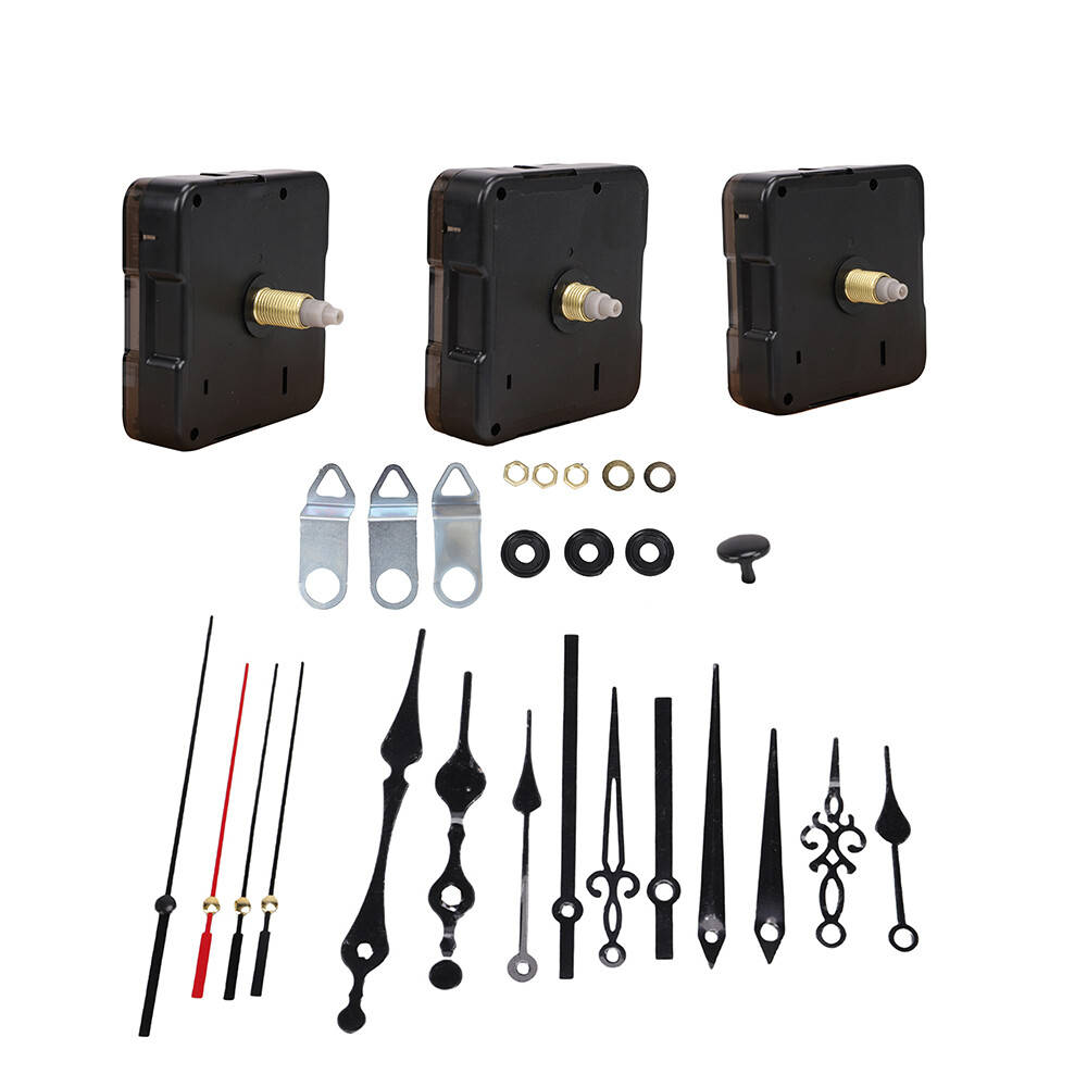 DIY Wall Clock Movement Mechanism Battery Operated Repair Replacement Parts Kit
