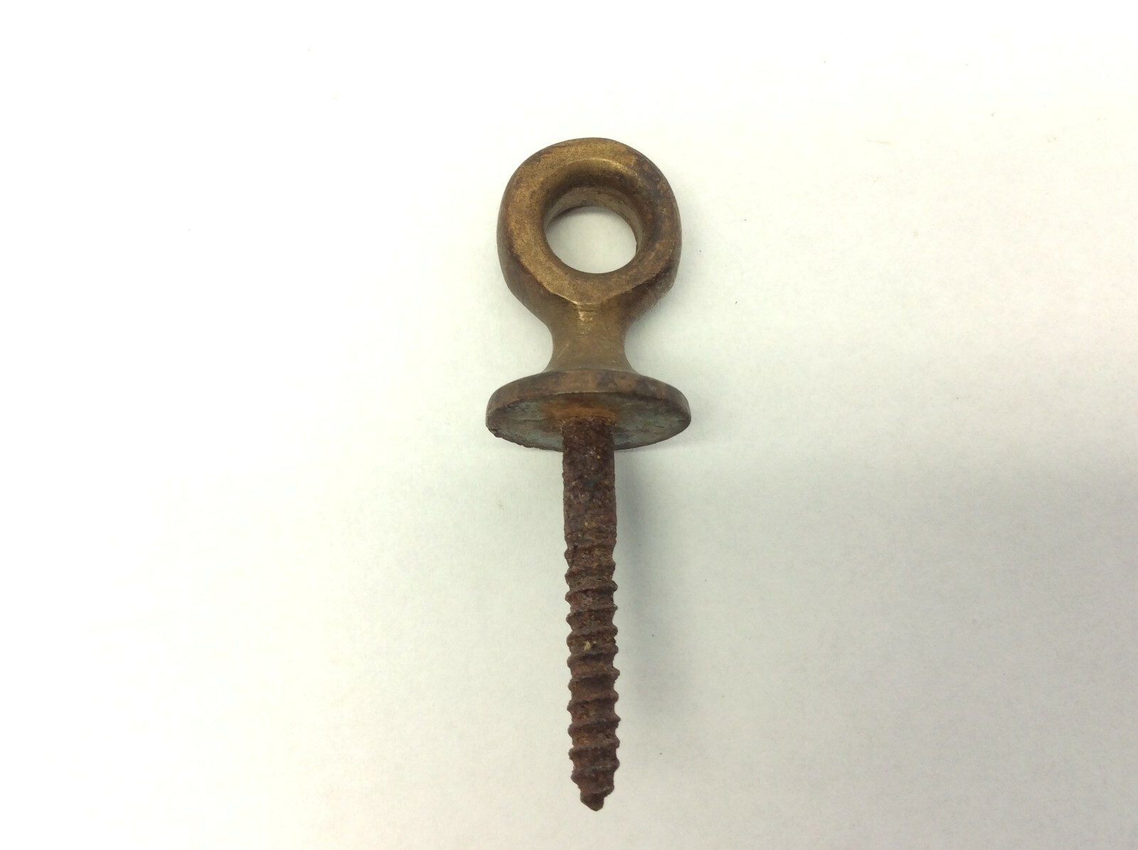 Brass Iron Screw Round Ring Latch Loop Part Tie Down Nautical?