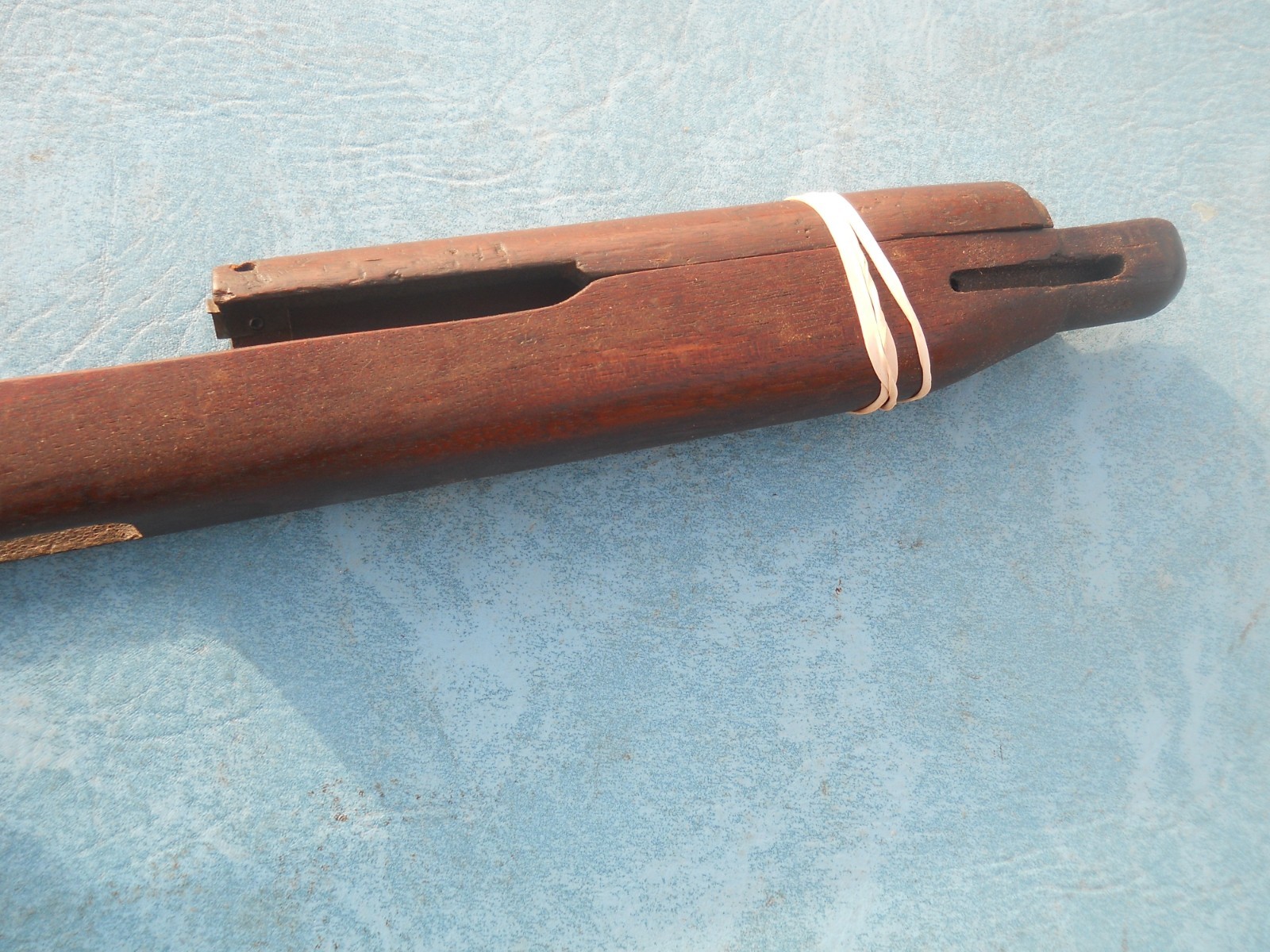 WWII M1 Carbine SAGINAW Type III Oval Cut low Wood Stock SG stamp Original M-1