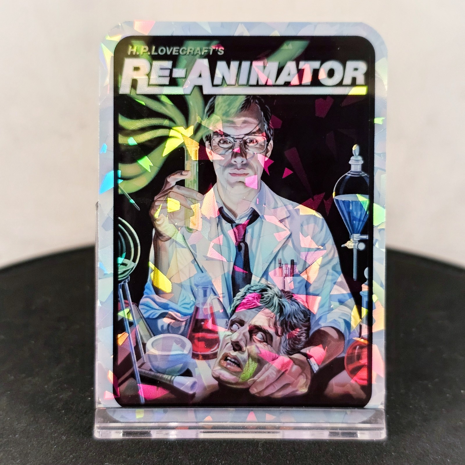 Vending Machine Prism Super Sticker Vintage 80s Horror Foil Holo – Re-Animator!