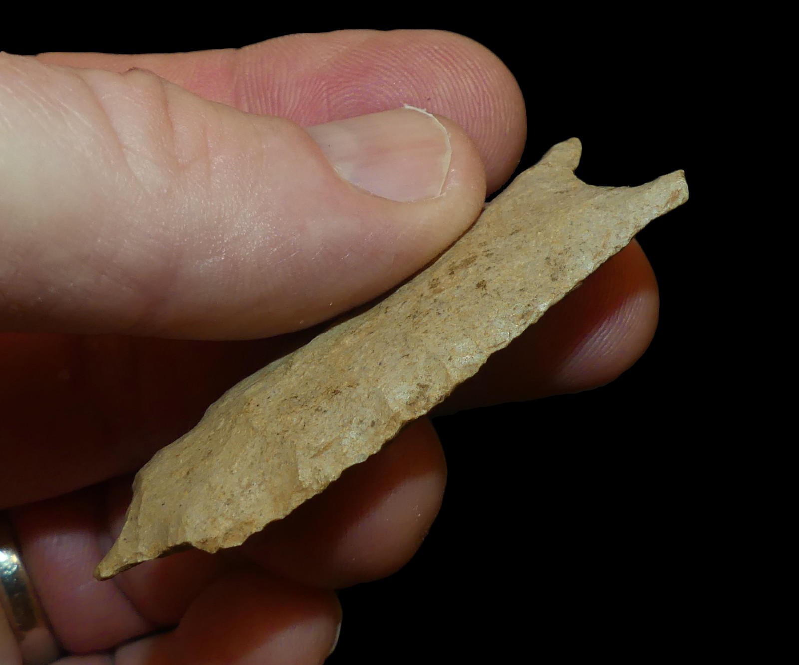 PALEO LANCEOLATE SOUTHEAST MISSOURI INDIAN ARROWHEAD ARTIFACT COLLECTIBLE RELIC