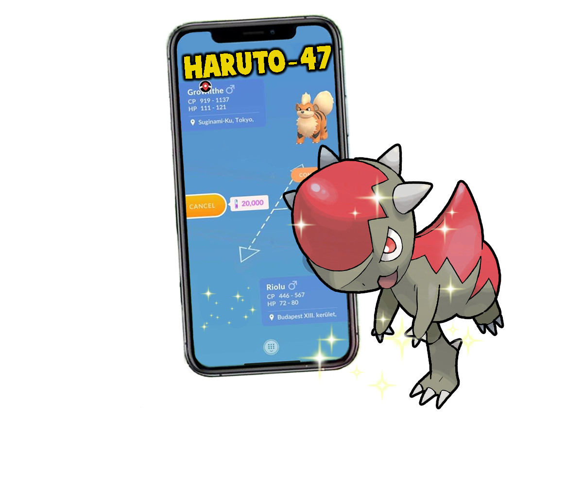 Pokemon Shiny Cranidos Trade Registered or Ultrafriends
