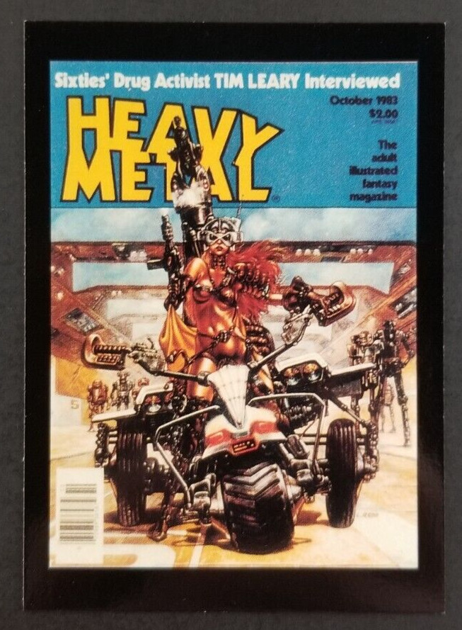 Heavy Metal 1991 Fantasy Horror Sci-Fi Comic Images Card #46 (NM)