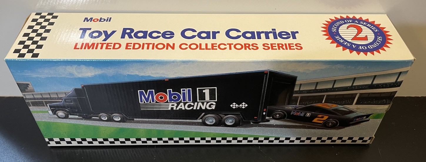 1994 Vintage Mobil Toy Race Car Carrier Limited Edition Collectors Series NIB