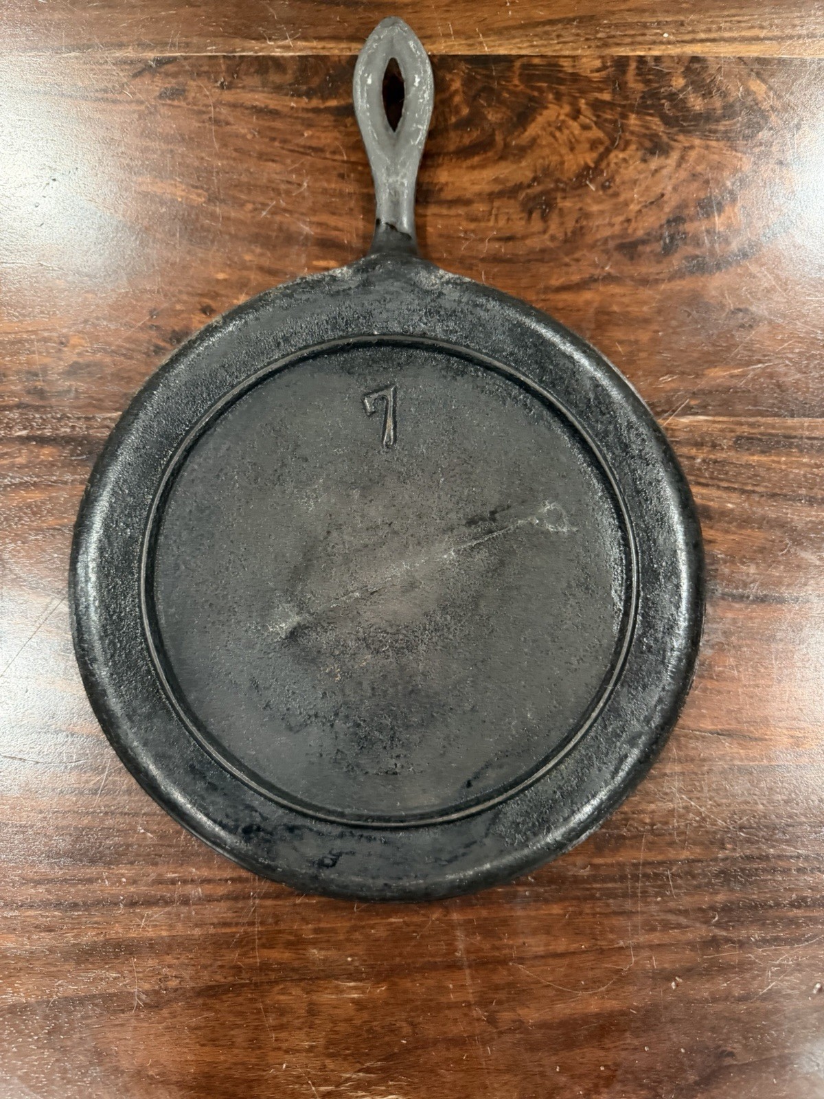 Cast Iron Round Skillet/Griddle, Black Flat-Bottom, Electric & Gas Compatible