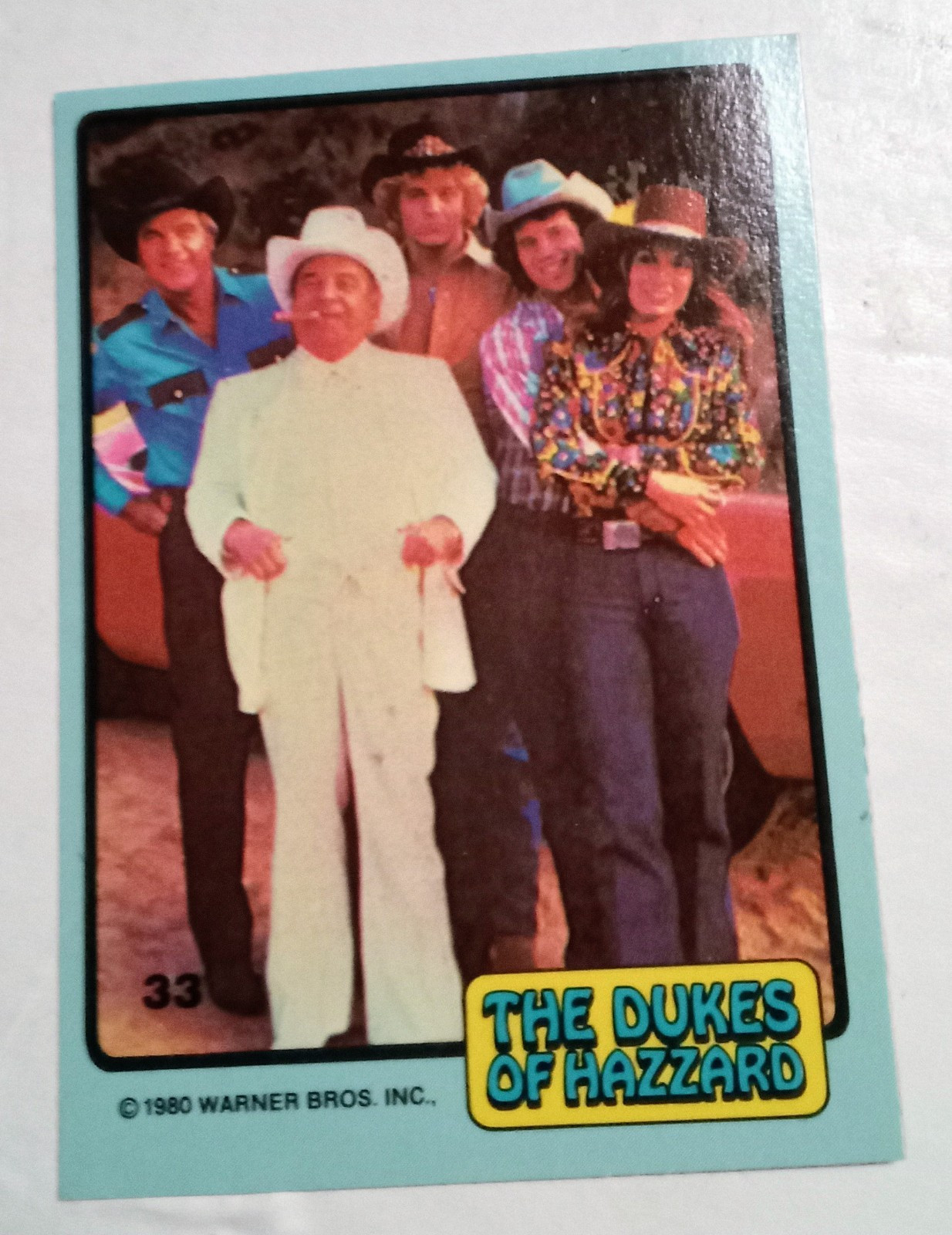 Warner Bros. Dukes Of Hazzard 1980 Trading Card Lot Of 2 #33 #34