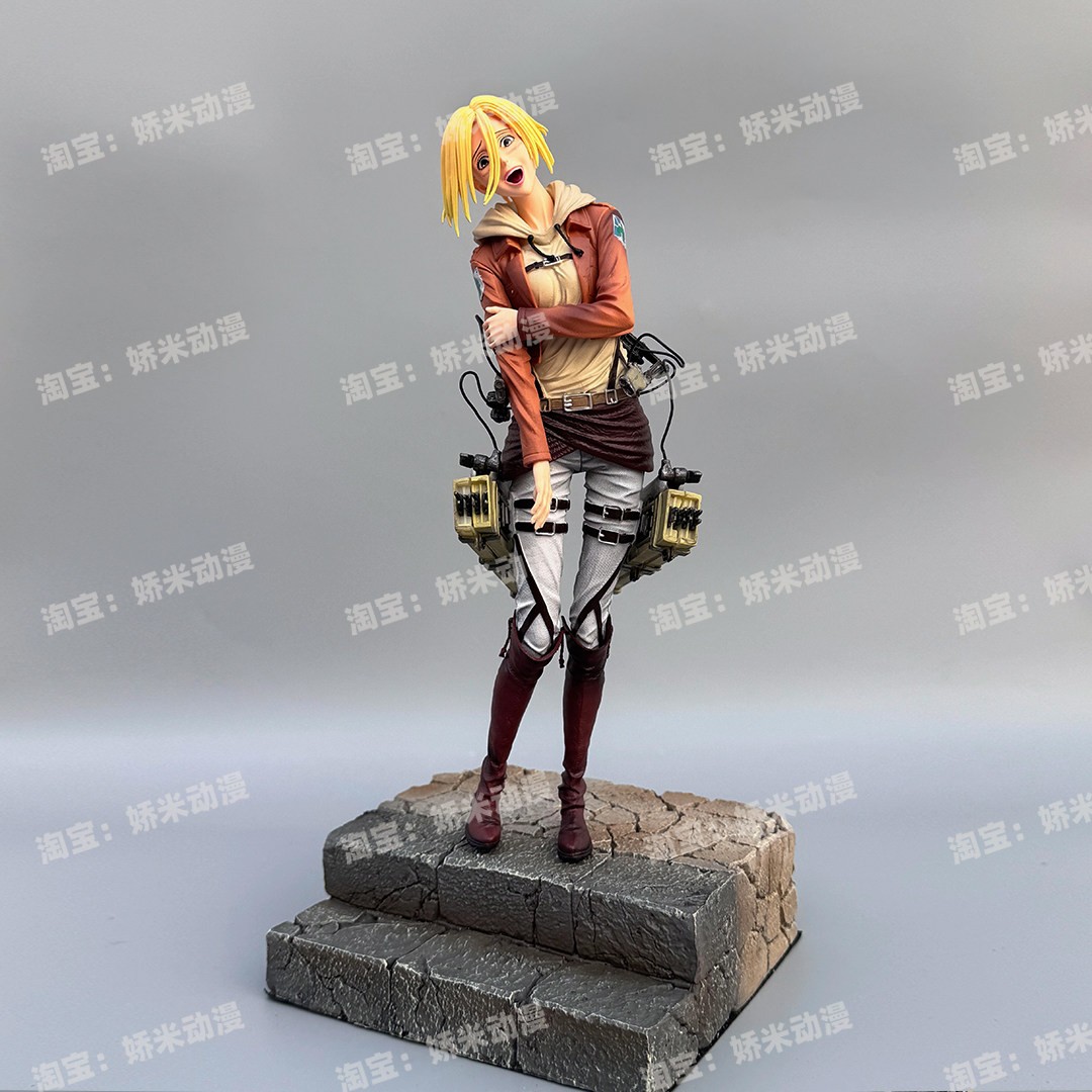 Attack on Titan Annie Leonhart PVC GK Figure Model Anime Painted Statue Toy 29cm