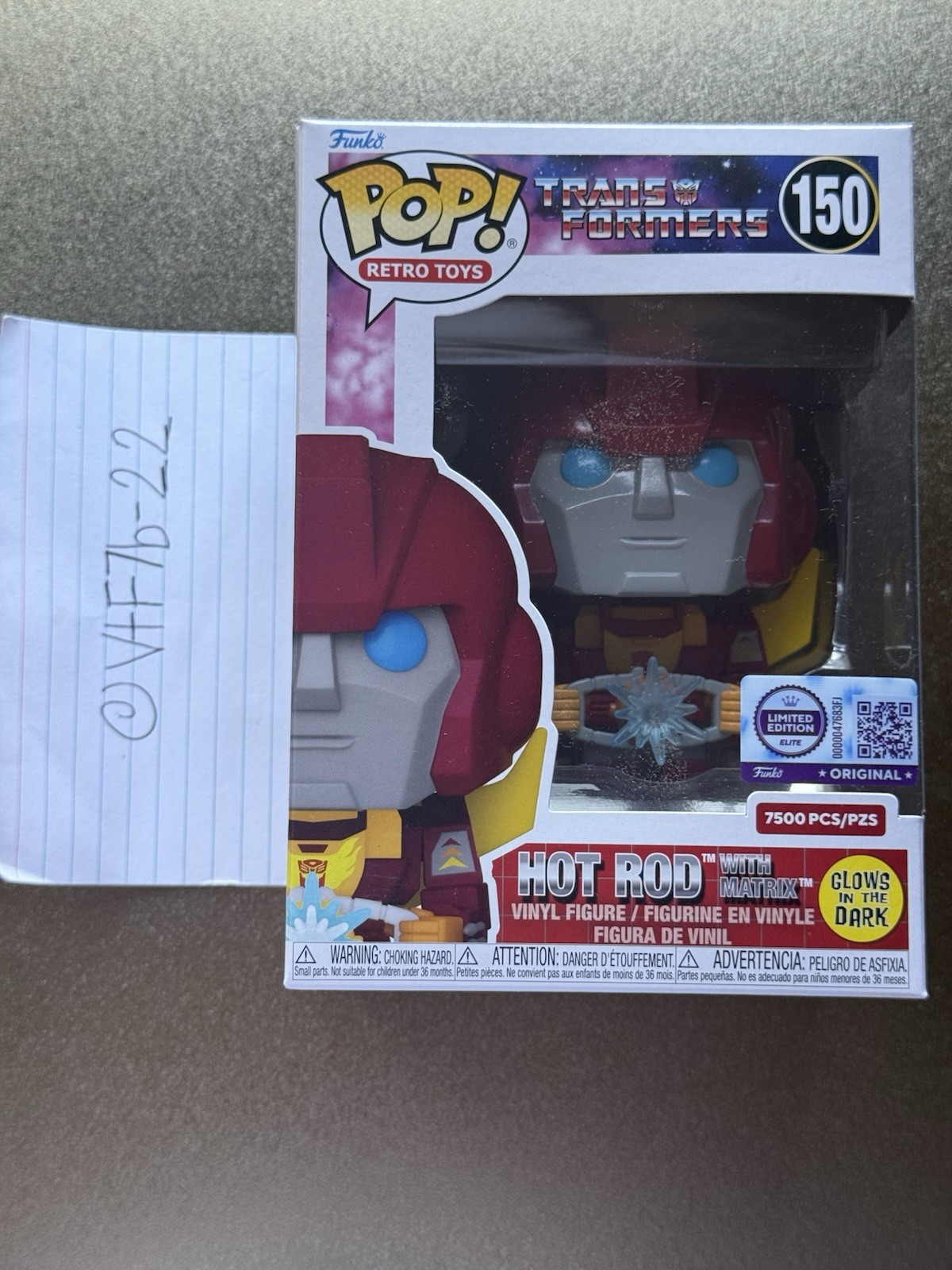 Funko POP! Transformers Hot Rod (Glow) #150 LE 7.500 Pcs (IN HAND)