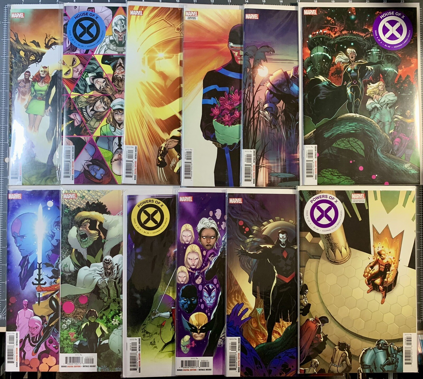 HOUSE OF X #1-6, POWERS OF X 1-6 COMPLETE HIGH GRADE SETS MARVEL 2019 HICKMAN