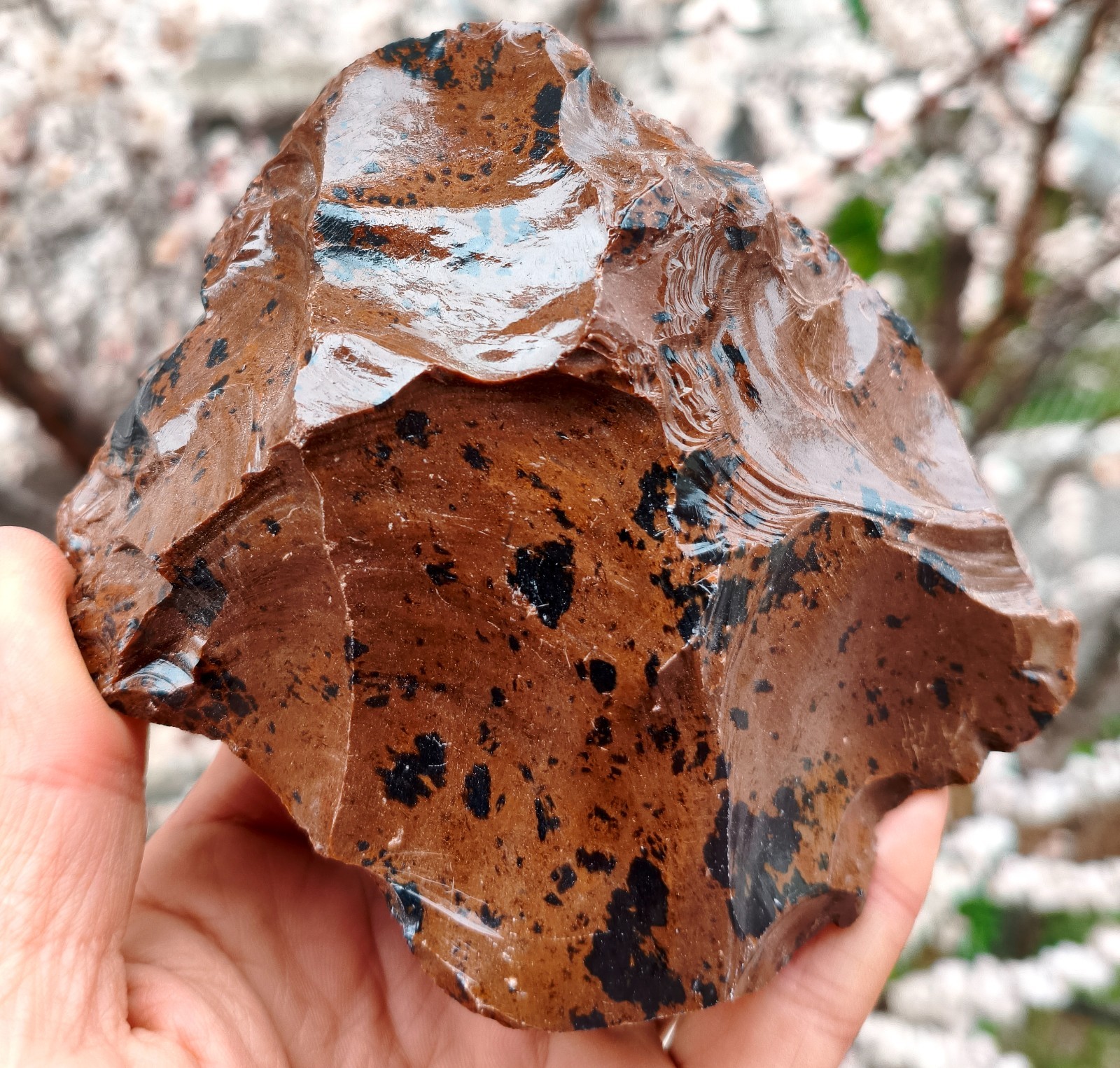 1 Lb 4 Oz Raw Mahogany Obsidian
