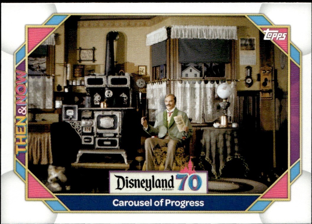 2025 Topps Disney 70th Anniversary #65 Carousel of Progress THEN