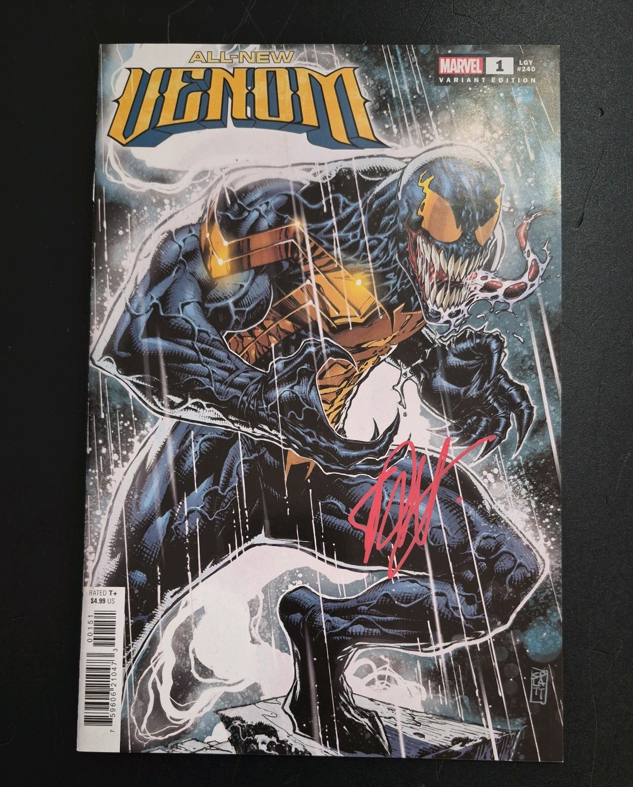 All New Venom #1 variant signed by Stephen Platt