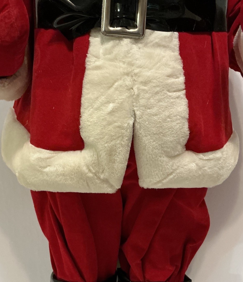 VINTAGE HAROLD GALE SANTA CLAUS 1950’S CHRISTMAS STORE DISPLAY ADVERTISING 38”