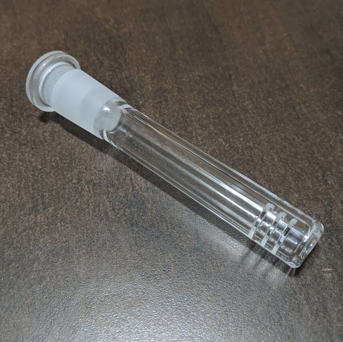 3.5″ Inch 18mm/14mm Downstem Glass Slide With Diffuser For Water Pipe Bong Smoke