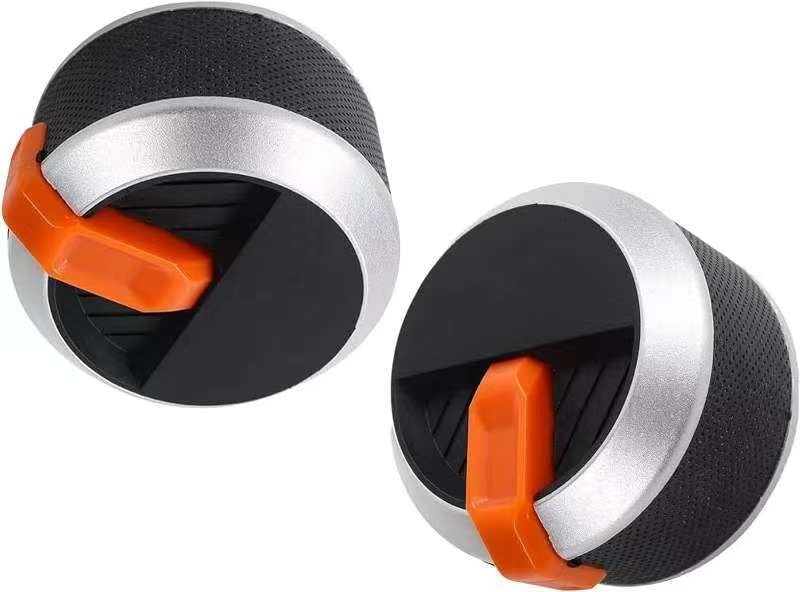 YWG Blackstone Frying Pan 2 Burner Knobs, 2-Piece Set 5 inches, Black