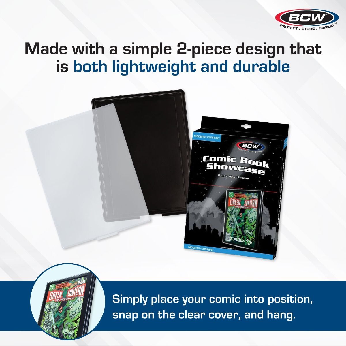 10 BCW Current Comic Book Black Showcases