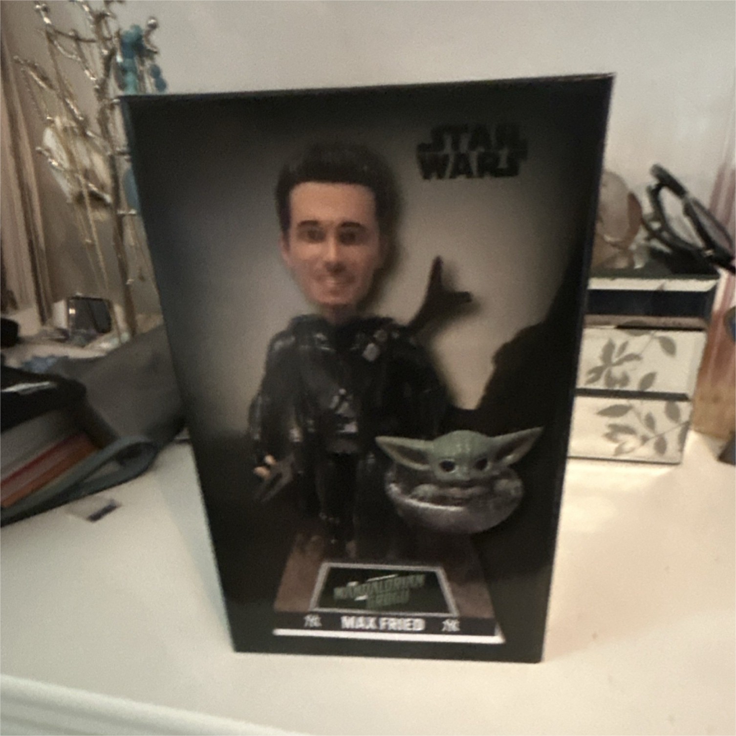 Star Wars Grogu Max Fried Bobblehead Collectible Figures 2-Pack Original