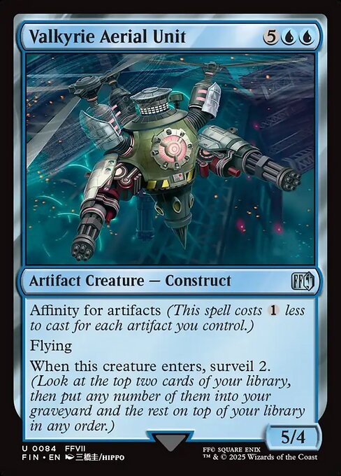 [MTG] Valkyrie Aerial Unit (0084) (FIN) LP-HP