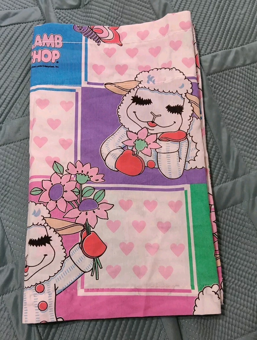 Lamb Chop Vintage 1992 Vallance Curtain 84″x17 1/2″ Inches Has 2 Rod Pockets