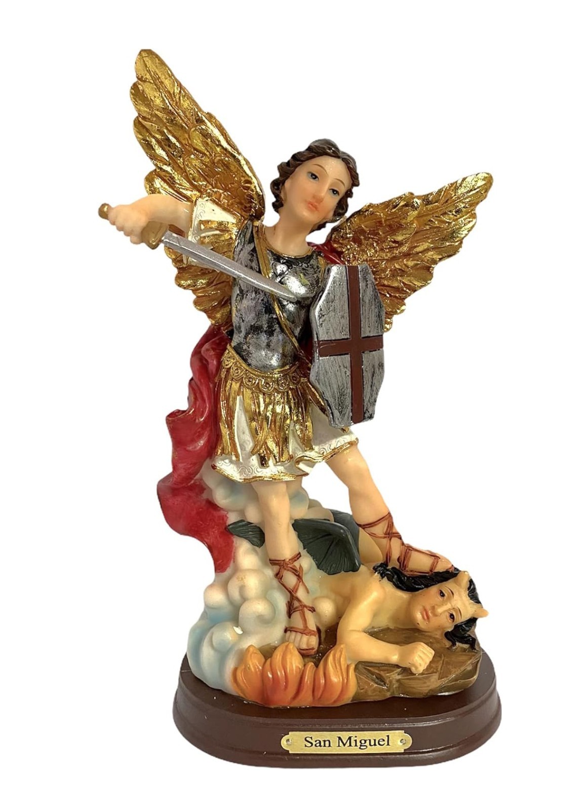 8″ St. Michael Archangel Statue San Miguel Arcangel Imagen Religious Gift New