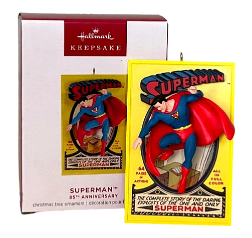 Hallmark 2023 Superman 85th Anniversary DC Comics Keepsake Xmas Ornament NIB