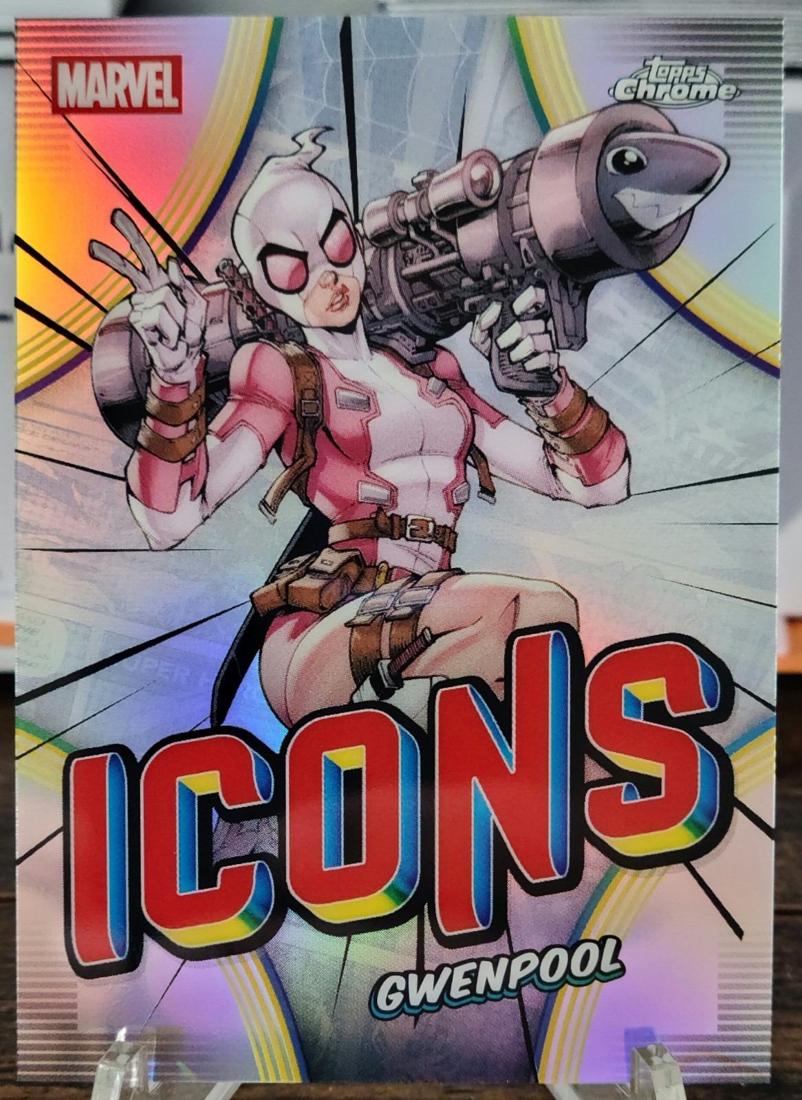 2026 Topps Chrome Marvel ICONS GWENPOOL Refractor