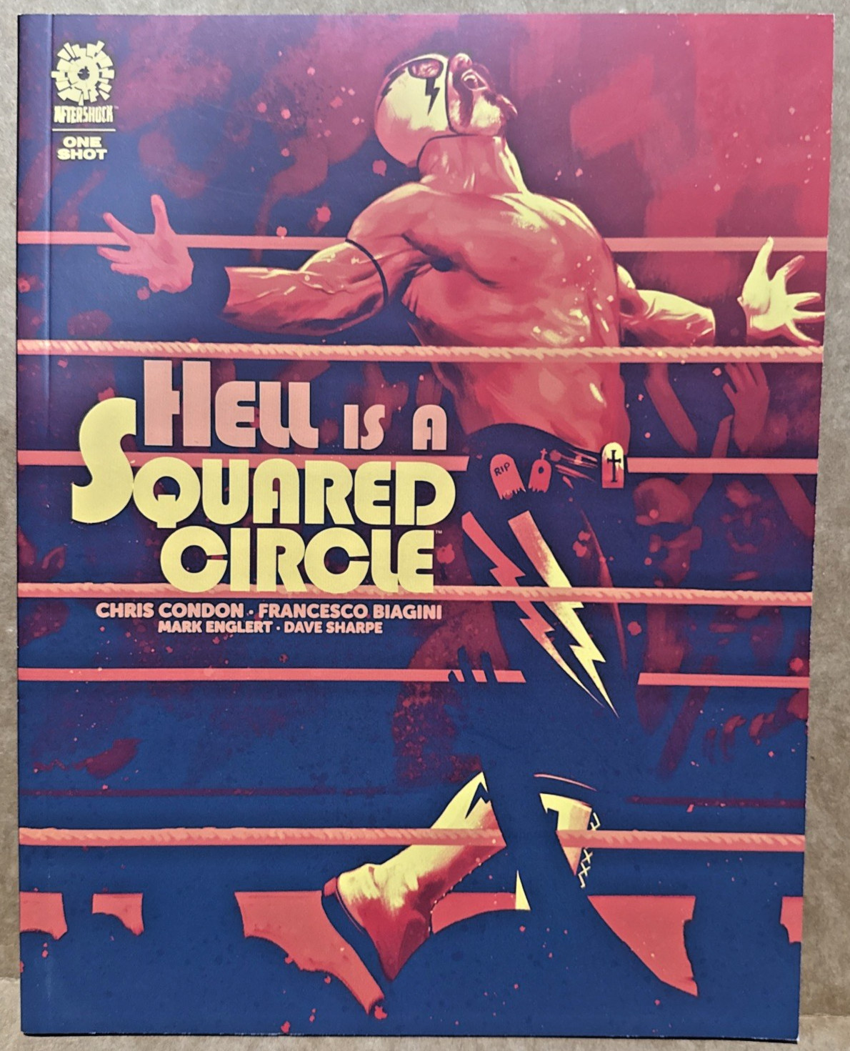 Hell Is A Squared Circle #1 One Shot Cover A Phillips NM 2022 Aftershock