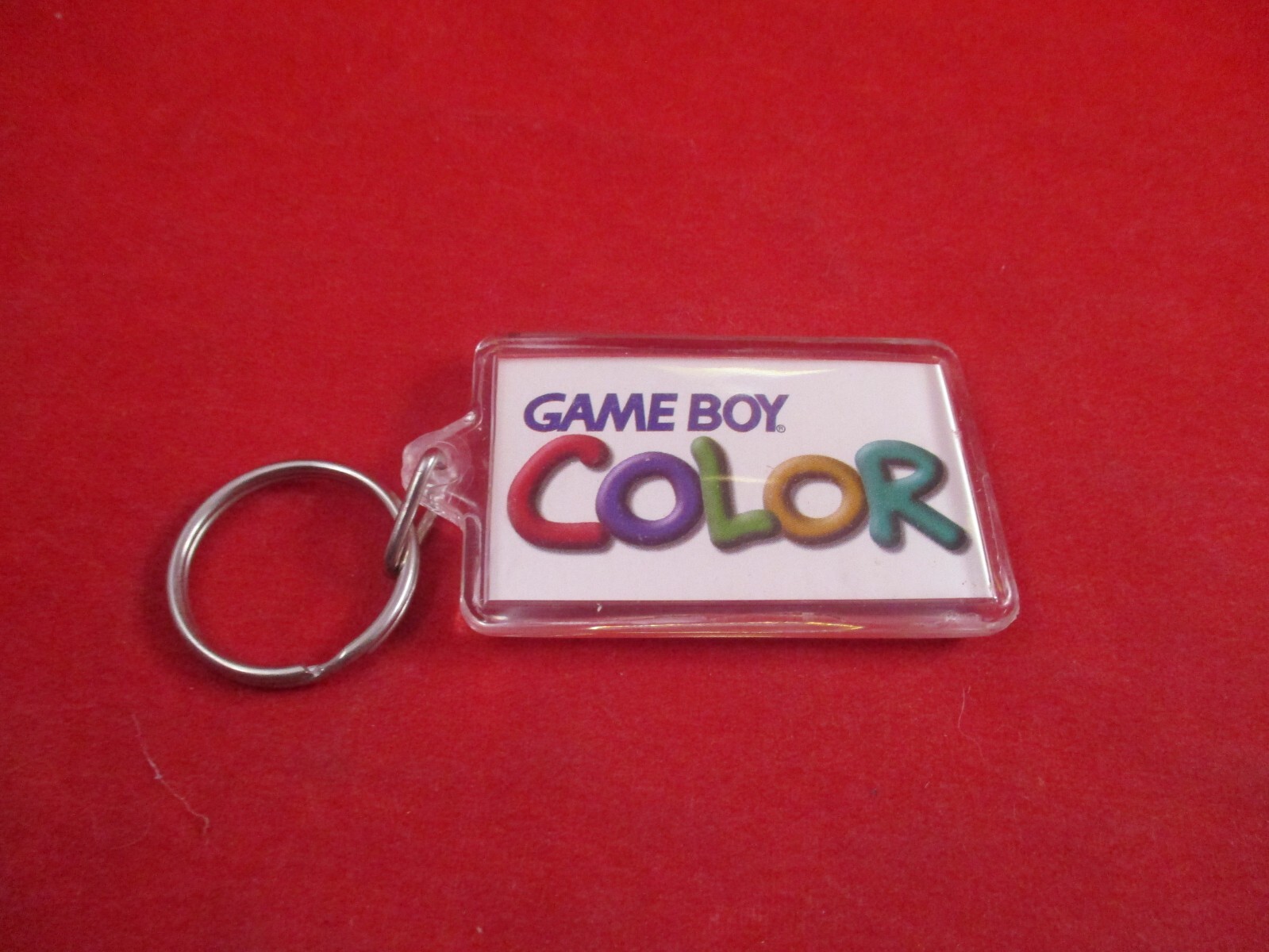 Nintendo Game Boy Color Console System “Get Into It” Promo Keychain Key Chain