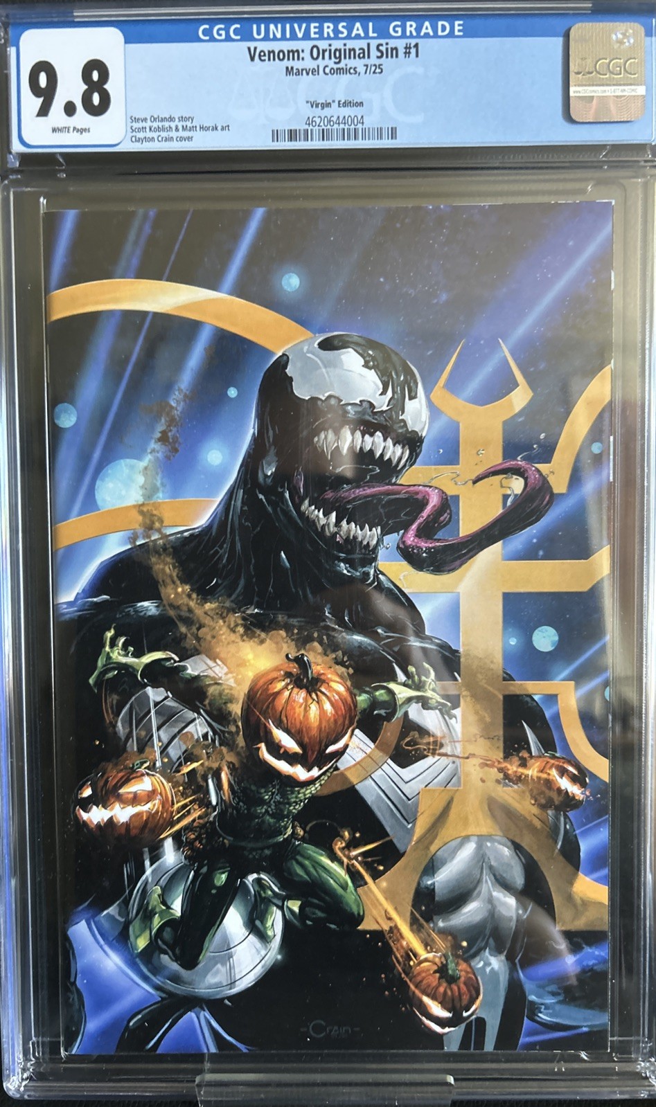🇺🇸July 4th Sale!🇺🇸 Venom Original Sin Number One Virgin Edition-CGC 9.8