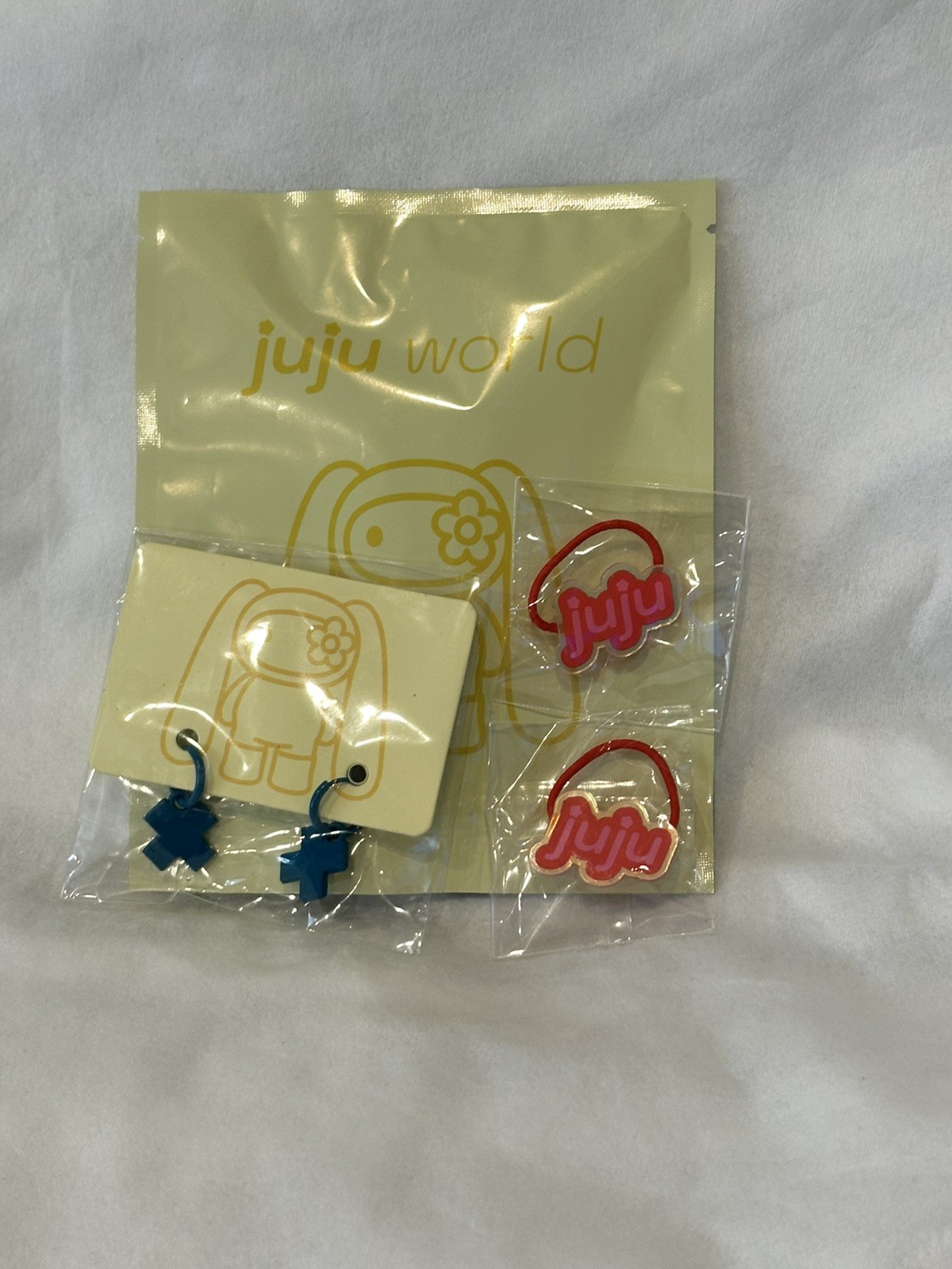 Juju World juju earrings and hair/ear ties – Mystery Bag