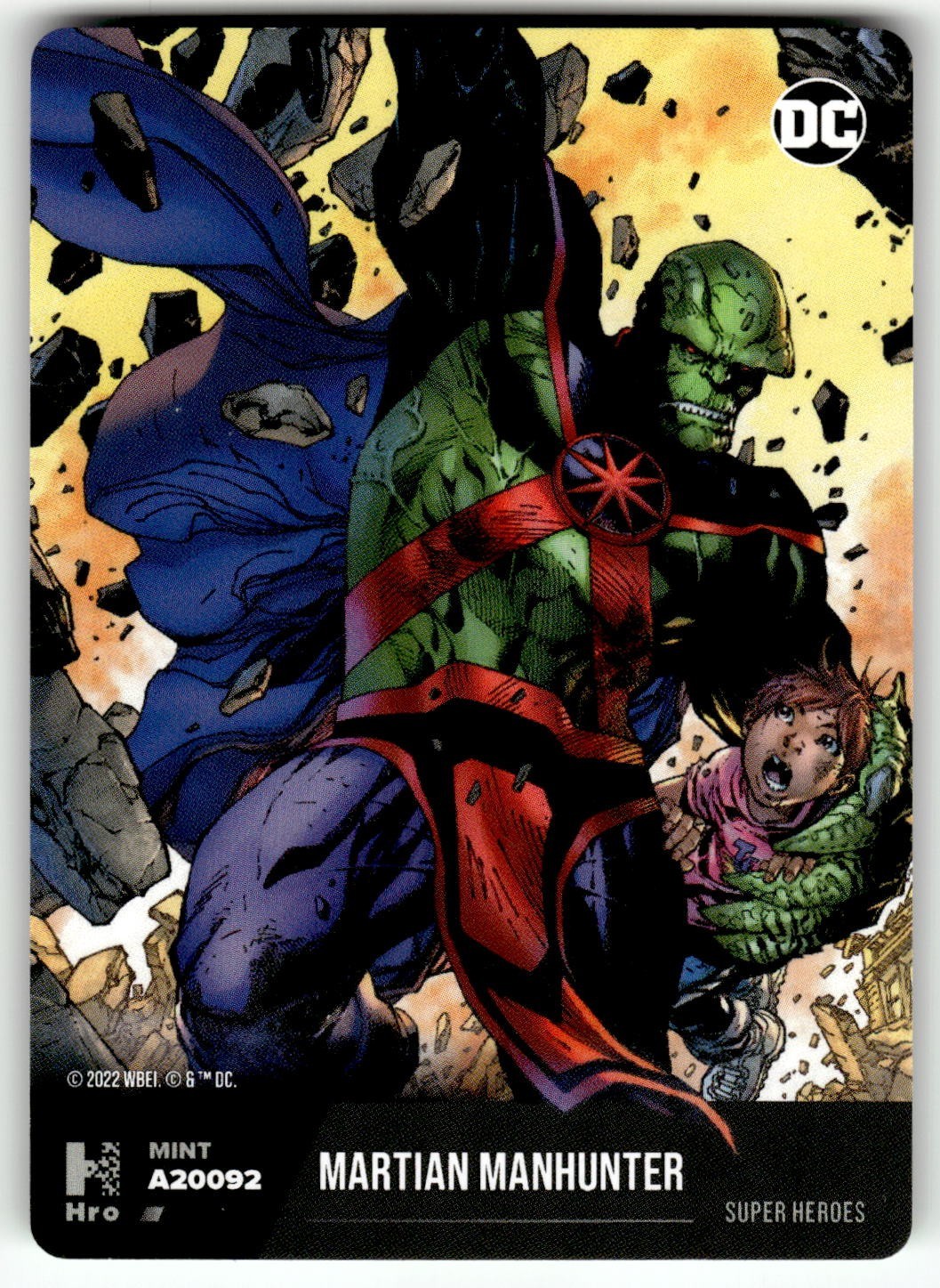 2022 Multiverse DC Physical Card Martian Manhunter