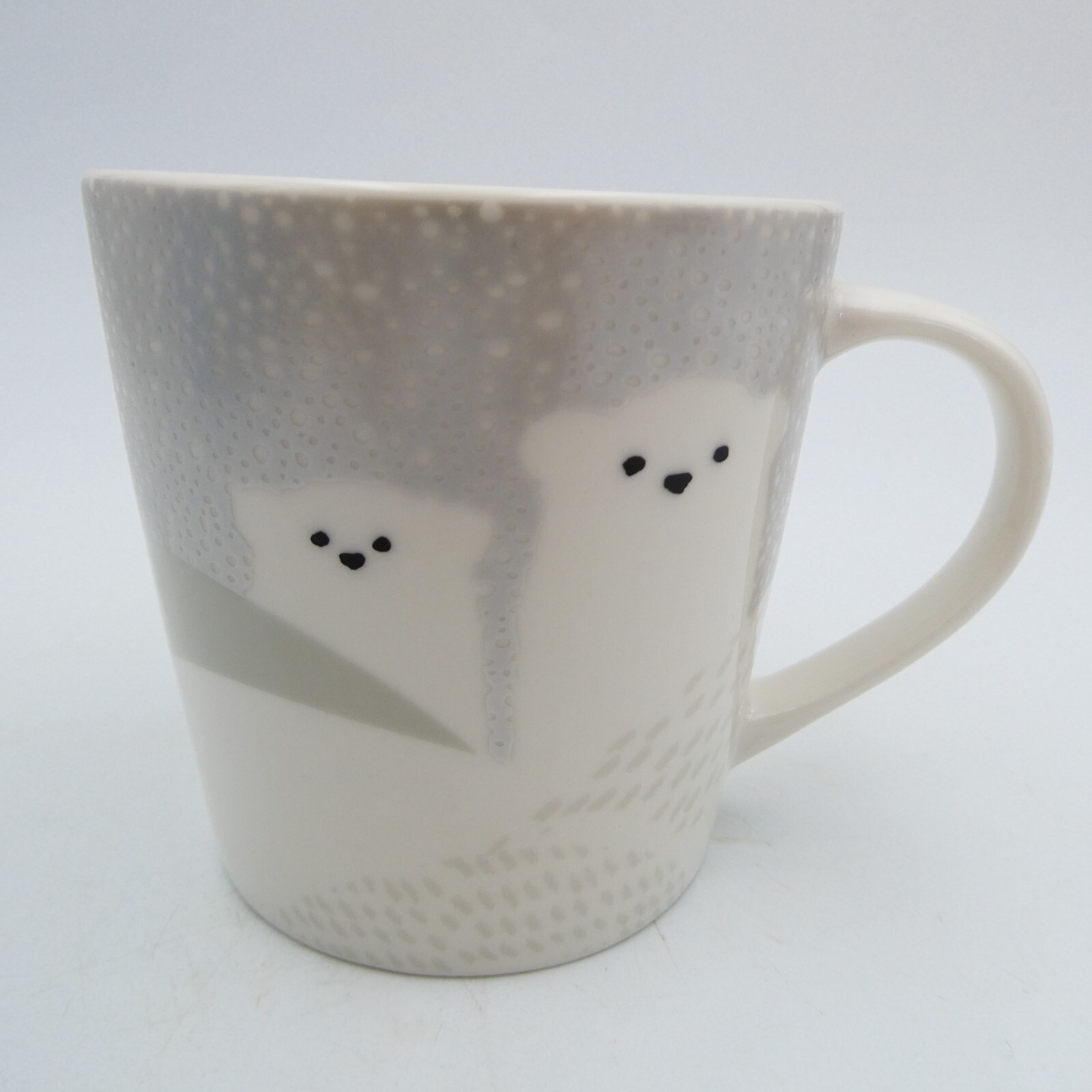 Starbucks White Polar Bear and Cub Childs Mug Cup 8 oz Ceramic 2016