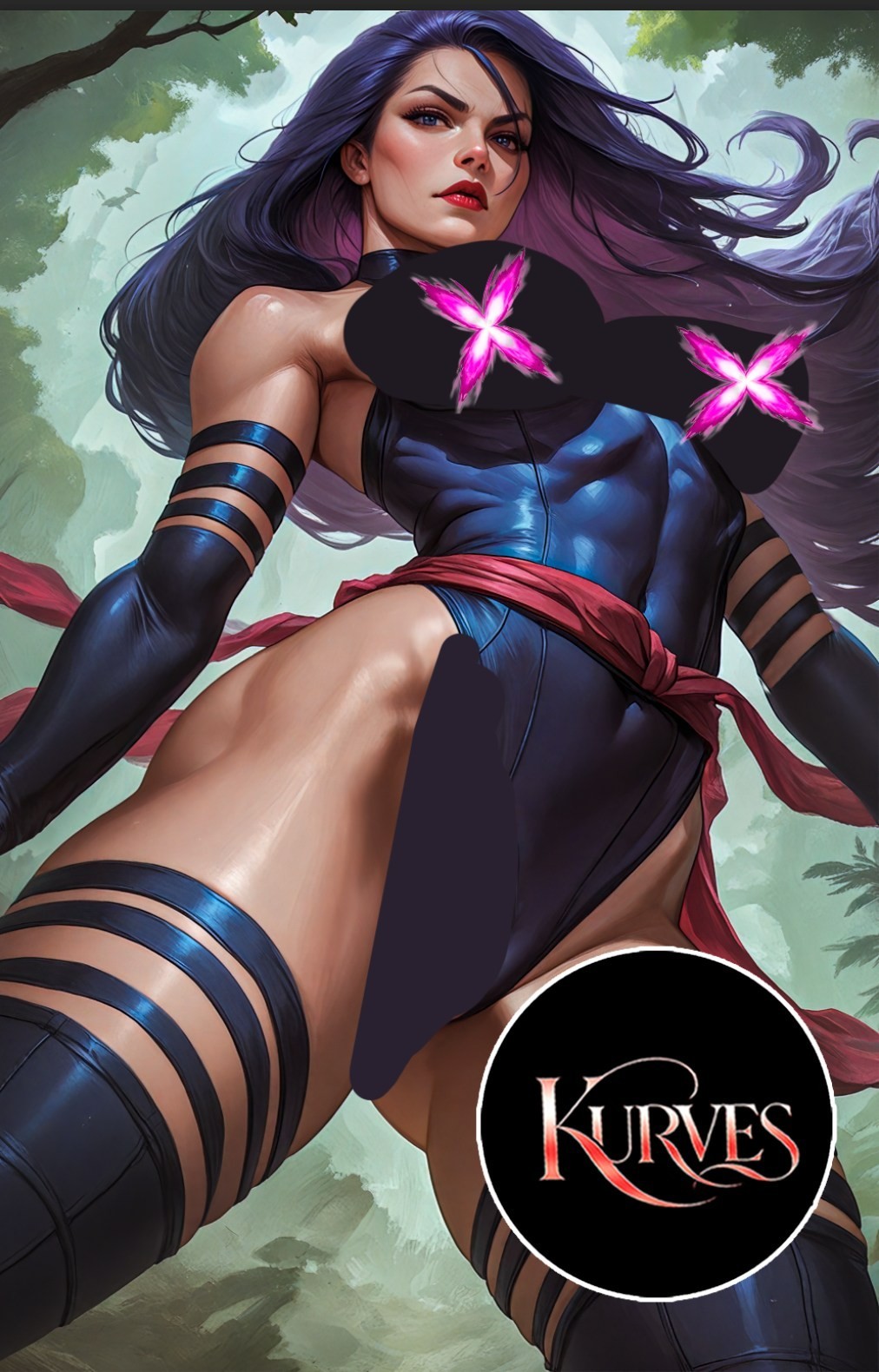 PSYLOCKE COSPLAY V4 | VIRGIN NOTI | SINGLE COVER EDITION | KURVES COMICS