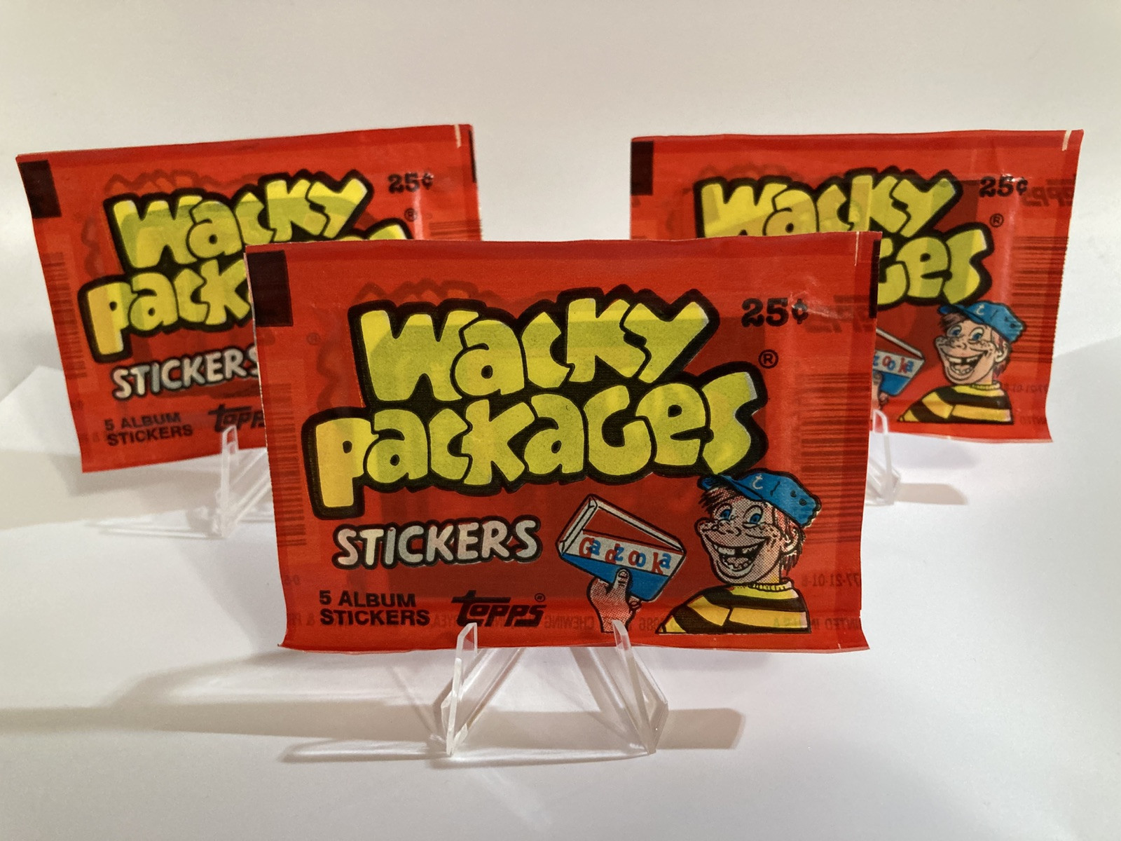 1986 Vintage Topps WACKY PACKAGES STICKERS NEW Sealed Packs RARE-1 PACK