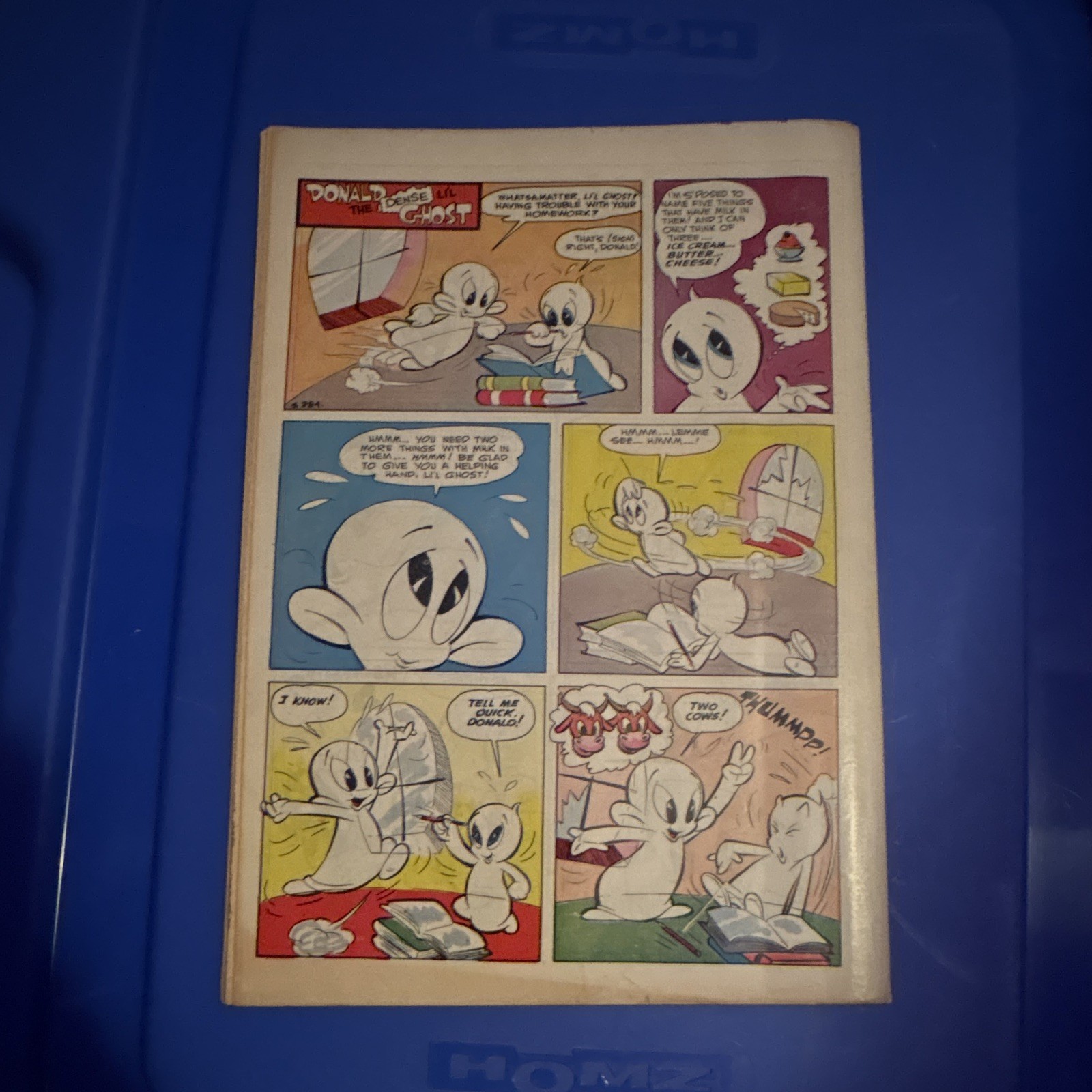 Fago Li’l Ghost Comic Book Single Issue by Donald Enge Golden Age, Comic Book