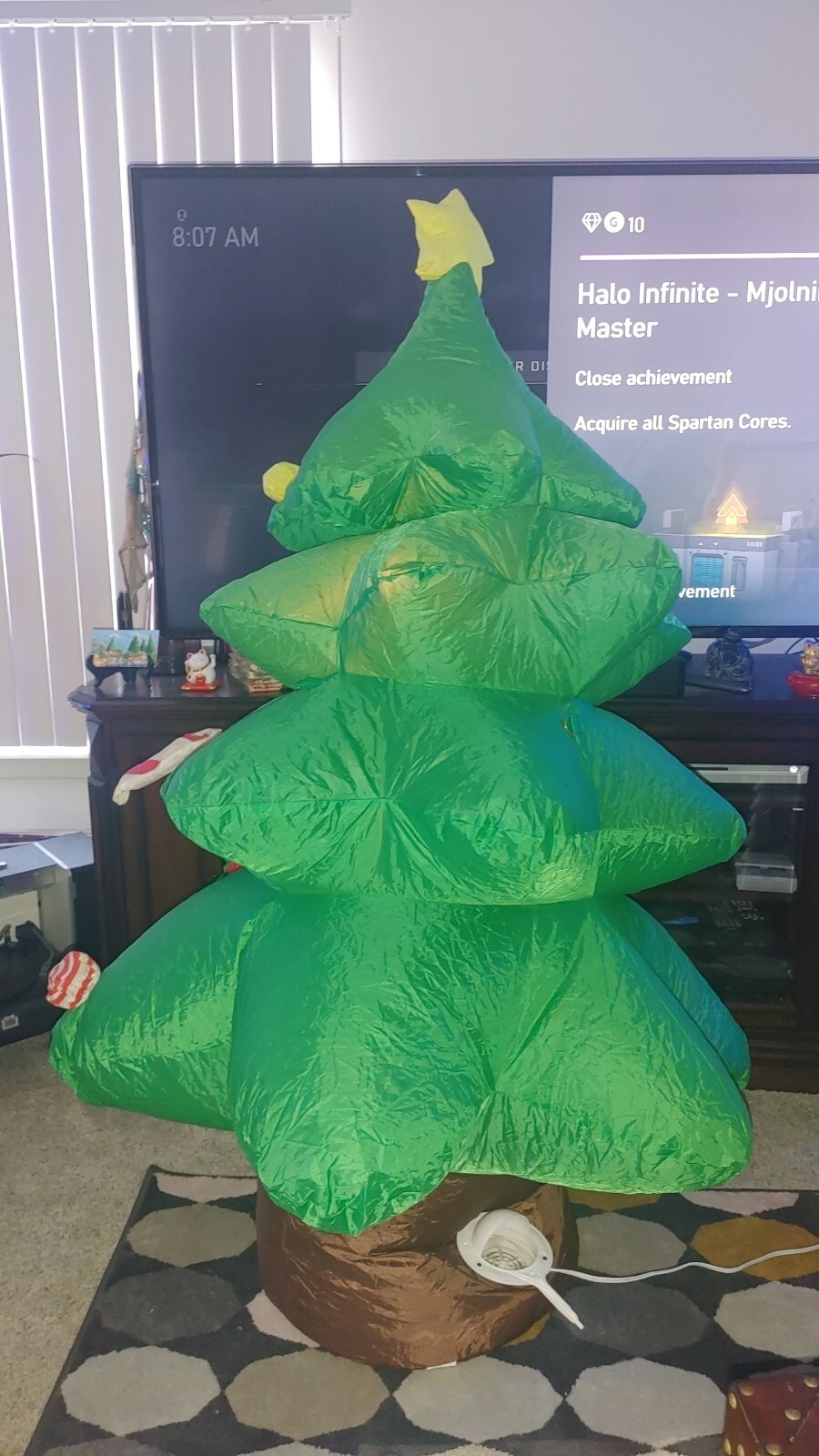 Christmas Tree Lighted Self Inflatable Indoor Outdoor Yard Decoration 72″