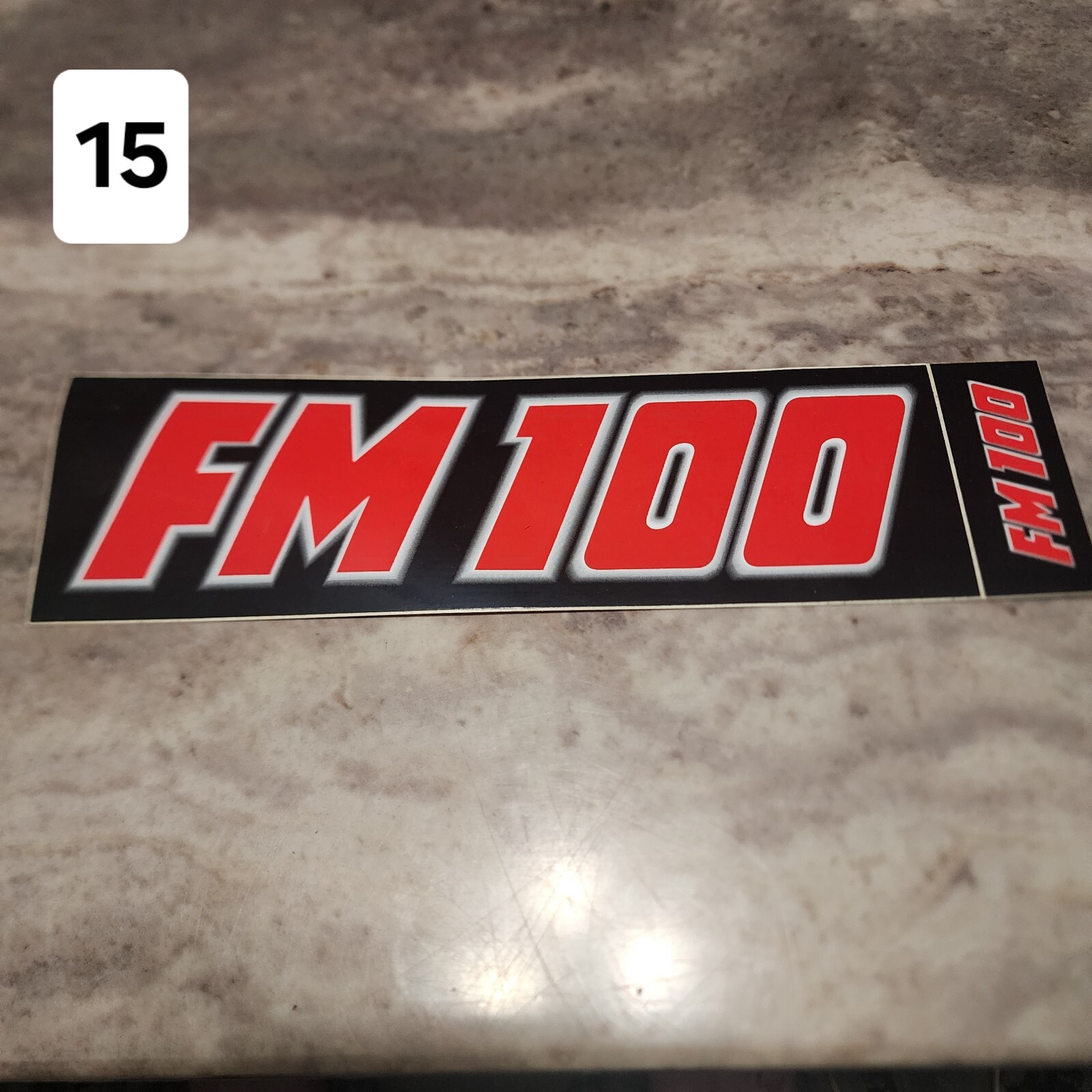 Classic ROCK 103, EAGLE, 96X Memphis Radio Station Stickers from 1980s-90s Era.