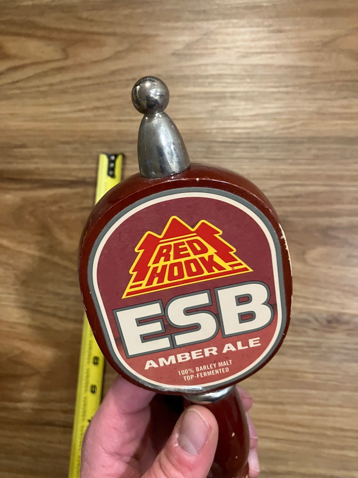 RedHook Beer Tap Handle Knob Topper Bar Top Keg Brewing Vintage ESB Amber Ale