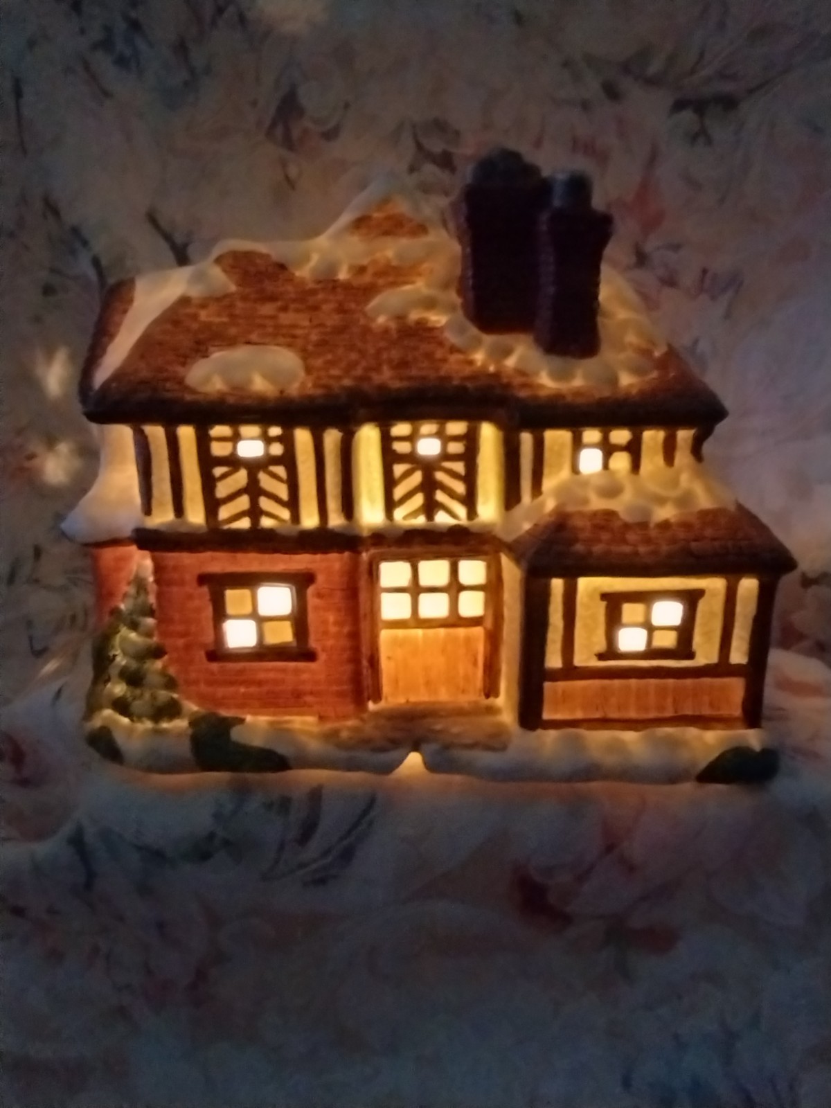 mervyns village square christmas village – Black Smith- See Description