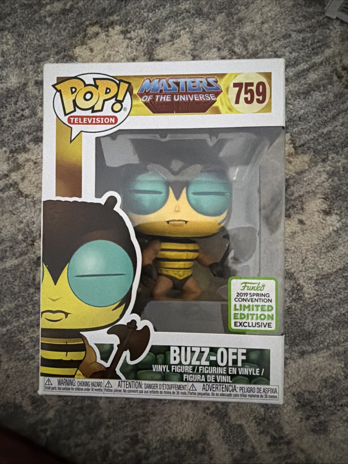 Funko Pop! Vinyl: Masters of the Universe Buzz-Off 2019 Exclusive Figure