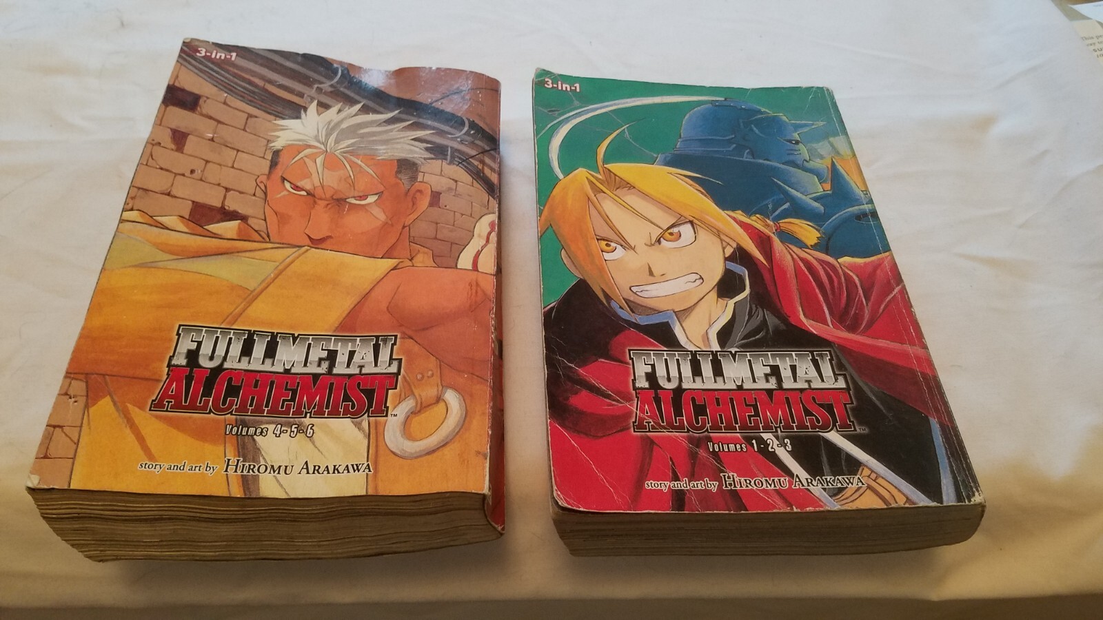 Viz Media Full Metal Alchemist Graphic Omnibus Novels Volumes 1 2 3 and 4 5 6